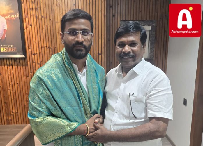 ఎమ్మెల్సీ బల్మూర్ వెంకట్ జన్మదినం: ఆశీర్వదించిన ఎమ్మెల్యే డాక్టర్ వంశీకృష్ణ!