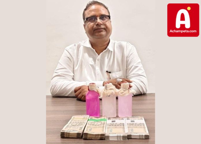 యాదాద్రి ఆలయ ఏఈ వెంకట రామారావు ఏసీబీకి చిక్కారు; రూ. 1.90 లక్షలు లంచం!