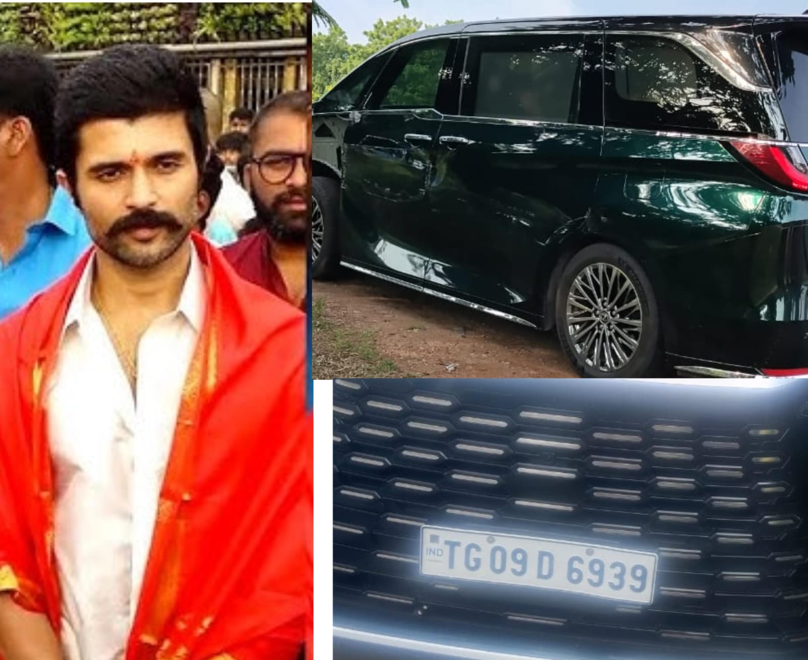 హీరో విజయ్ దేవరకొండ కారుకు ప్రమాదం: జోగులాంబ గద్వాల్ జిల్లాలో ఘటన