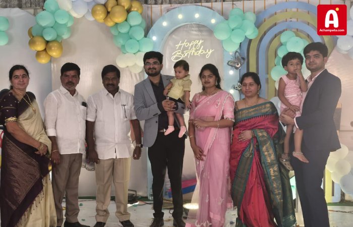 మైసిగండిలో చిన్నారి పుట్టినరోజు వేడుకలు; ఎమ్మెల్యే వంశీకృష్ణ ప్రత్యేక ఆశీస్సులు!