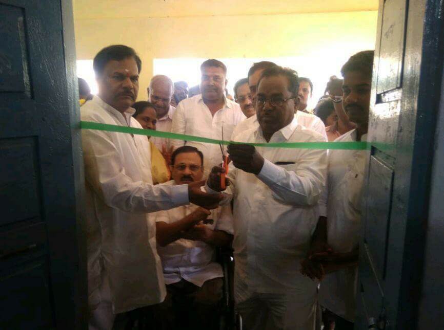 Achampet MP ramulu opening offer noon food facility in the government school