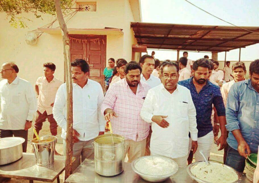 Achampet MP ramulu opening offer noon food facility