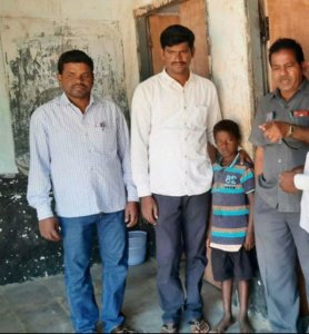 Koneru organisation joining to school poor child labour.