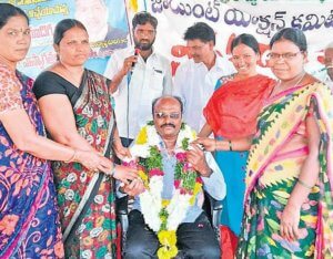 rtc employee retirment at achampet
