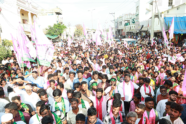 Achampet-brs-party-pracharam-road-show